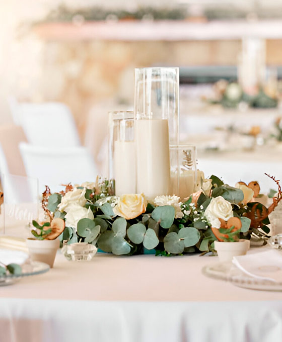 Decorar mesas para bodas